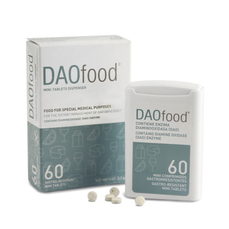 DAOfood Mini innehåller enzymet diaminoxidas enzymet DAO