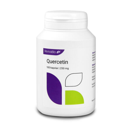 Produktbild av Quercetin som är en flavonoid som finns i växter, frukt och bär.
