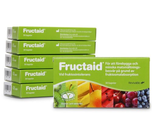 Fructaid förpackning med 30 kapslar